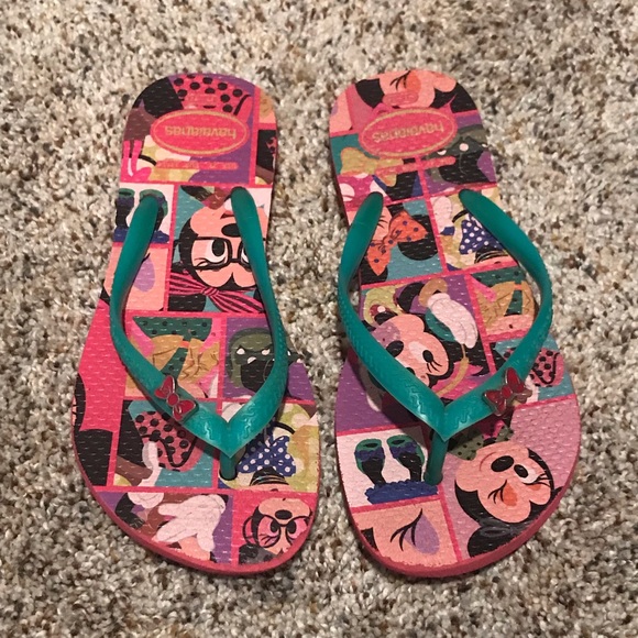 Minnie Mouse Flip Flop Sandals